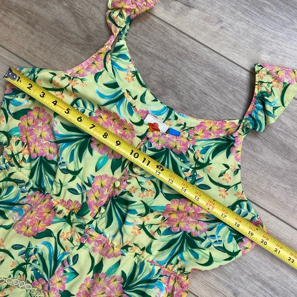 Farm Rio‎ Floral Ruffle Tank Top - Picture 13 of 16